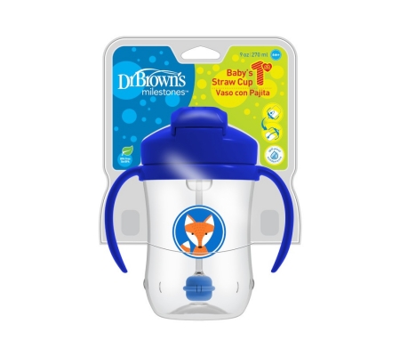 Dr Brown's Baby’s First Straw Cup - Blue