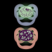 Dr Brown's Advantage Pacifier Glow in the Dark - Stage 1 Pink 0-6M 2PK
