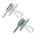 Dr Brown's Advantage  Glow Pacifier - Stage 1 Blue 0-6m 2PK