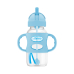 Dr Brown's 270ml Milestones  Sippy Straw Bottle with Silicone Handles - Blue
