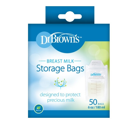 Breast to Bottle Feeding Set and Breastmilk Storage Bags from Dr. Brown's 