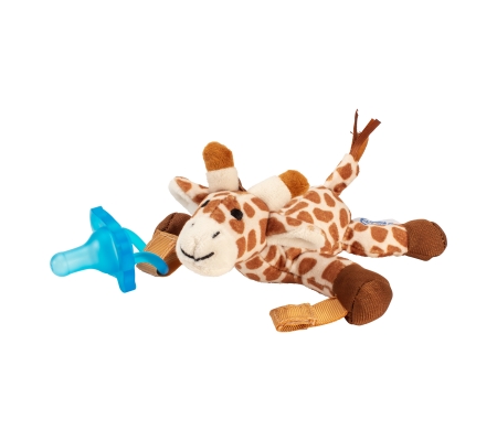 Dr Brown's Giraffe Lovey w/ Blue One - Piece Pacifier