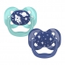 Dr Brown's Advantage Pacifier Glow in the Dark - Stage 1 Blue 0-6M 2PK