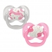 Dr Brown's Advantage Pacifier Glow in the Dark - Stage 1 Pink 0-6M 2PK